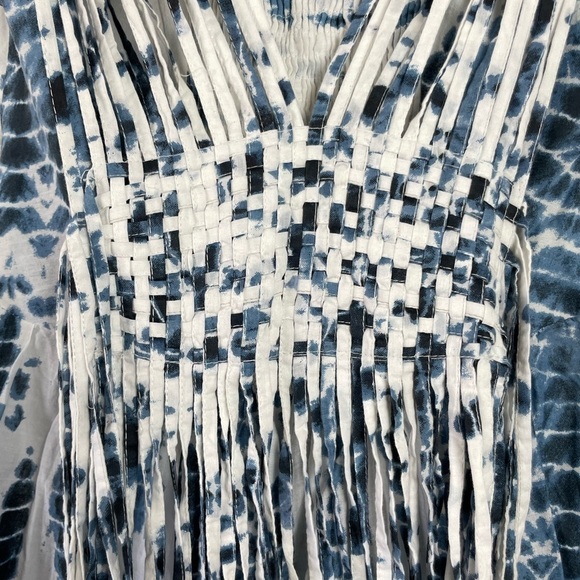 Michael Michael Kors Boho Tie Dye Fringe Maxi Dress Size XS - Picture 8 of 12